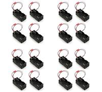 Giwnhvx 16 Pacchetto 6V 4XAA Batteria Reepiente Guscio Titolare Scatola di imballaggio JST Presa Receiver per Redcat 1/8 1/10 Camion Auto TeletControllo Potenza Nitro