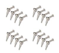 Giwnhvx 16 Pezzi 2Mm Trasmissione Albero Guarnizione Universale Metallo CVD Estensione per K969 K979 K989 P929 1/28 Pezzi di Aggiornamento Auto RC