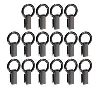 Giwnhvx 16 Pezzi Fibbia a Clip Laterale in Metallo per Borsa a Mano, Connettore a Catena con a D per Fai da te, Facile da Usare, Nero Metallico