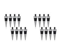 Giwnhvx 16 Pezzi Nel Metallo Tappo Nel Sughero Tappo per Vino Riutilizzabile Tappo per Vino Inserto Set Hardware per Matrimonio Vino Party Bar Tornitura