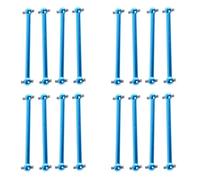 Giwnhvx 16 Pezzi per A979 Pezzi Aggiornamento F/R Metal Dogbone A959-07 per A949 A959 A969 K929 E18 Spino 1:18 RC Auto