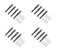Giwnhvx 16 Pezzi Seria in Acciaio Duro Posteriore Assale di Trasmissione Albero per Axial Capra Currie F9 Asse SCX10 III AR45