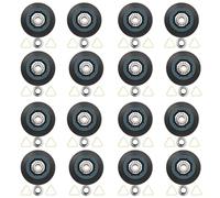 Giwnhvx 16Pack W10314173 Sostituzione Rullo Asciugatrice per Asciugatrice Compatibile con WPW10314173 Kit Supporto Rullo Parti Asciugatrice