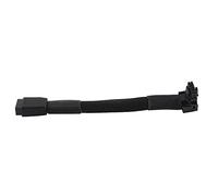 Giwnhvx 16Pin Scheda Video Gomito Nuova Scheda Video 12VHPWR Testa Diritta Testa Girante Linea PCIE 5.0 Gomito Linea 12+4P 90 Gradi (A)