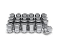 Giwnhvx 1709D-24AM - Dado duplex, in metallo cromato, M14 x 1,50 mm, confezione da 24
