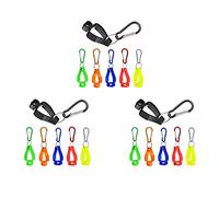 Giwnhvx 18 clip per guanti da lavoro per guanti da lavoro, clip per cintura con moschettoni in metallo per lavoratori edili guardia lavoro