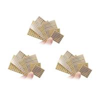 Giwnhvx 18 Fogli 0,18 Pollice Alfabeto Numero Glitter Lega Autoaderente Lettere / (4,5 Mm)
