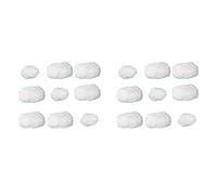 Giwnhvx 18 nuvole decorative per soffitto, simulazione in cotone, decorazione da appendere, 3D, nuvole artificiali