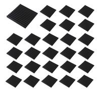 Giwnhvx 180 pannelli fonoisolanti in schiuma per studio, per pareti e studio, 2,5 x 30 x 30 cm