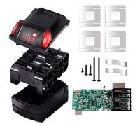 Giwnhvx 18V 10-Cell 3.0Ah 4.0Ah 5.0Ah 18650 Batteria Parti di ricambio Kit di riparazione in plastica Parte per la sostituzione della custodia in plastica rotta