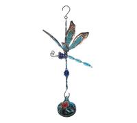 Giwnhvx 1PCS Charming Wind Chimes Hanging Bird Feeder con porte di alimentazione a forma di fiore
