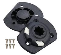 Giwnhvx 1Set Canoa Barca Pesca Kayak Porta Laterale Monte Porta RIB Nylon Flush Mount Kit Attrezzatura Da Pesca