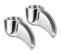 Giwnhvx 2 beccucci singoli per portafiltro, beccucci per portafiltro macchina da caffè, ugello di derivazione di scarico, per macchina da 58 mm A