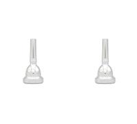 Giwnhvx 2 bocchini in rame per trombone contralto, 6,5 A, argento
