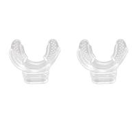 Giwnhvx 2 bocchini in silicone per immersioni subacquee con regolatore per boccaglio e boccaglio per immersioni, antiallergico, in silicone di sicurezza