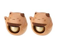 Giwnhvx 2 campane commercianti per l'apertura della porta, campanelli da burro si apre la scatola campane campanelle essendo un campanello in stile legno, casa
