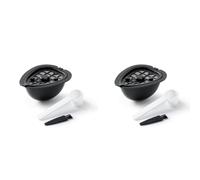 Giwnhvx 2 capsule di caffè 2 in 1 per macchina 9662.62, filtro ricaricabile per capsule di caffè e tè B