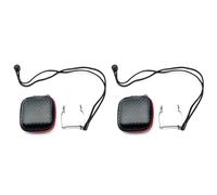 Giwnhvx 2 clip per naso in alluminio per immersioni, surf, nuoto, antiscivolo, con cuscinetto in silicone su entrambi, argento