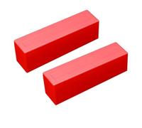Giwnhvx 2 contenitori per monete in plastica, compatibili con 20 portamonete, per collezionisti, colore: rosso