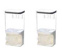 Giwnhvx 2 dispenser da parete per alimenti secchi, dispenser per cereali, contenitori per cereali, riso, contenitori da cucina C