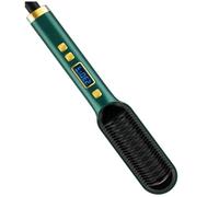 Giwnhvx 2 in 1 Spazzole Leviganti Elettriche Professionali Curling con Pettine per Friggere Display LCD Strumento di Frisatura Elettrico Pettine Riscaldante UE
