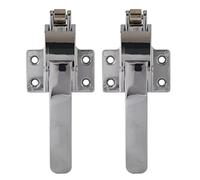 Giwnhvx 2 maniglie a molla in acciaio inox per congelatore, con chiavistello