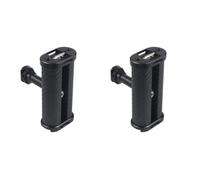 Giwnhvx 2 mini impugnatura laterale con doppio attacco a vite da 1/4 per fotocamera digitale mirrorless DSLR fotocamera gabbia con chiave incorporata