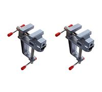 Giwnhvx 2 mini morsa da tavolo portatile piccola morsa per piccoli lavori di hobby gioielli fai da te strumento di riparazione da tavolo strumento