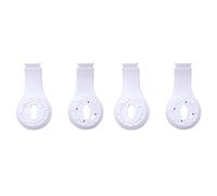 Giwnhvx 2 paia di coperture interne di ricambio per cuffie wireless Studio 3.0, parti di riparazione bianche