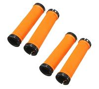 Giwnhvx 2 paia di impugnature per manubrio di bicicletta, colore arancione