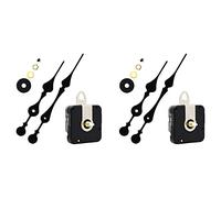 Giwnhvx 2 pezzi 16mm quarzo fai da te orologio da parete motore kit meccanismo di movimento grande pala orologio parti riparazione movimento sostituzione movimento