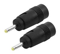 Giwnhvx 2 pezzi 2,5 mm x 0,7 mm Presa Ma Le di 5,5 mm x 2,1 mm Spina DC Adattatore di alimentazione