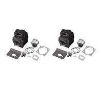 Giwnhvx 2 pezzi 40 mm 52CC Cilindro Assy 1E40F-5 40-5 BG520 CG520 Assemblaggio Pistone Kit Anello Pin Clip Ricostruire Parti di Taglio