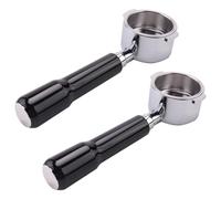 Giwnhvx 2 pezzi 51 mm Portafilter per ECP3420 EC155 BCO430 EC260, 51 mm Portafilter Bottomless 2 Orecchie Parti di Ricambio