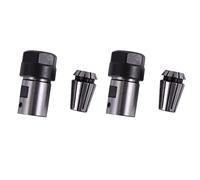 Giwnhvx 2 pezzi C20 Er16 32L 8 mm mandrino motore morsetto + 2 pezzi Er16-1/8 (3.175) mm pinza
