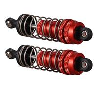 Giwnhvx 2 Pezzi Metallo Ammortizzatore Ammortizzatore Ricambio Accessorio per 144001 1/14 4WD RC Drift Racing Parti di Auto, Rosso