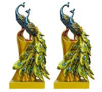 Giwnhvx 2 pezzi ornamento elegante chic moda resina artigianato ornamento decorazione casa ornamento