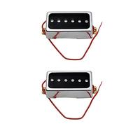 Giwnhvx 2 pezzi P90 Pickup per chitarra elettrica Humbucker Size Single Coil Pickup Parti e accessori per chitarra, collo e ponte