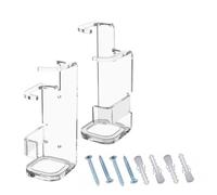 Giwnhvx 2 pezzi supporto da parete espositore in acrilico per display verticale e incrociato, B