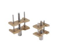 Giwnhvx 2 Pezzi Supporto di Movimento Orologio in Base Fissa Multifunzione per Orologi Orologio Morsetto Orologi Strumenti di Riparazione