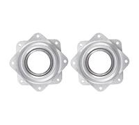 Giwnhvx 2 piastre girevoli in metallo per cuscinetti a sfera, 72 x 72 x 9 mm