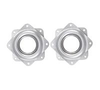 Giwnhvx 2 piastre girevoli in metallo per cuscinetti a sfera, 95 x 95 x 9 mm