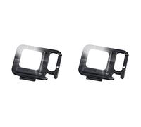 Giwnhvx 2 piccole torce a LED, 1000 lumen, luminose, ricaricabili, con portachiavi, 4 modalità di illuminazione, luce tascabile portatile