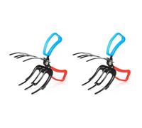 Giwnhvx 2 pinze da pesca in metallo pinza per il controllo del pesce morsetto artiglio pinza impugnatura attrezzatura strumento di controllo pinze per la cattura dei pesci