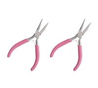 Giwnhvx 2 pinze rotonde concave, mini pinze di precisione, strumenti per piegare i fili per la creazione di gioielli fai da te e progetti di hobby