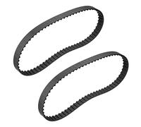Giwnhvx 2 pulegge per cinghia dentata sincrona ad anello chiuso, in gomma, 142XL, larghezza 10 mm