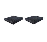 Giwnhvx 2 pz 120 millimetri Pannello Riscaldamento Dissipatore di Calore Alluminio CPU Amplificatore di Potenza Radiatore B