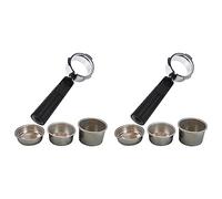 Giwnhvx 2 Pz 51mm Filtro Senza Fondo Macchina Da Caffè Accessori Domestici Macchina Da Caffè Accessori Staffa Maniglia Maniglia Cava