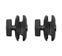 Giwnhvx 2 pz 9CM Lunghezza In Lega di Alluminio Doppio Socket Braccio per RAM con 1.5 Pollice Ball Base Mount Moto Camera Estensione Braccio