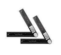 Giwnhvx 2 pz Digital Angle Finder Goniometro 2 in 1 Angle Finder Righello con display LCD Strumento di misurazione angolo fai da te